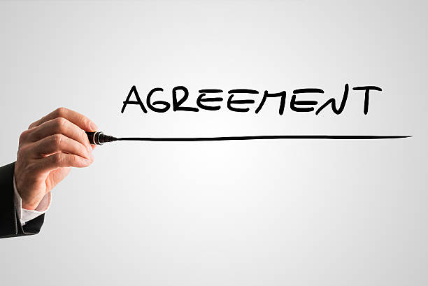 istock Conceptual image with the word Agreement 479598458