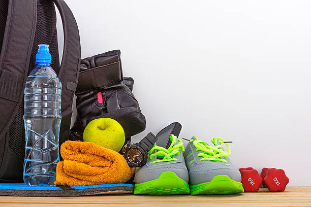 istock Accessories for sport in the gym 479598794