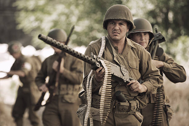istock WW2 Soldiers on Patrol 479599366