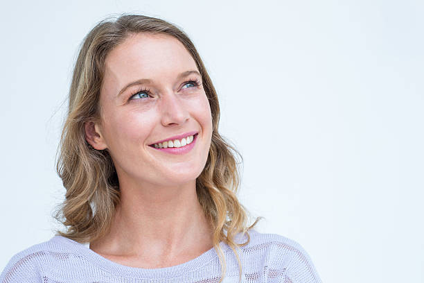 istock Smiling woman looking away 479600294