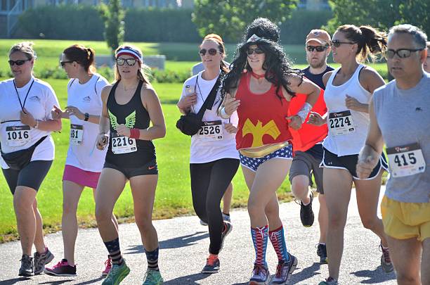 Denver, CO, USA - June 27, 2015: 2015 Denver Colon Cancer Undy Run/Walk!