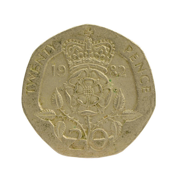 istock British Queen Elizabeth II 1982, 20 Penny Coin 479604036