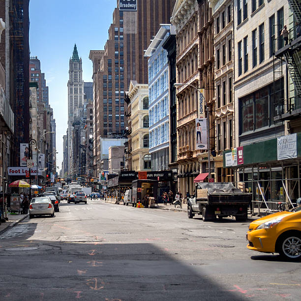 istock Street scene on broadway, Manhattan, new york 479604206
