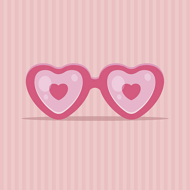 istock Love glasses in shape of heart 479606111