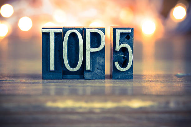 istock Top 5 Concept Metal Letterpress Type 479606894
