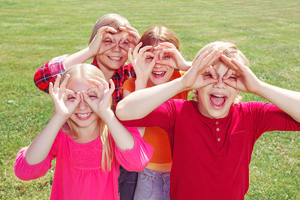 istock Cheerful friends having fun in the yard 479607550
