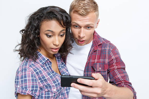 istock Happy couple making photos 479608150