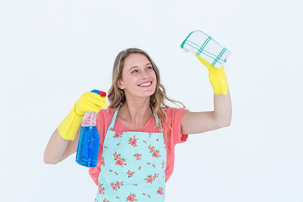 istock Smiling woman cleaning 479609592