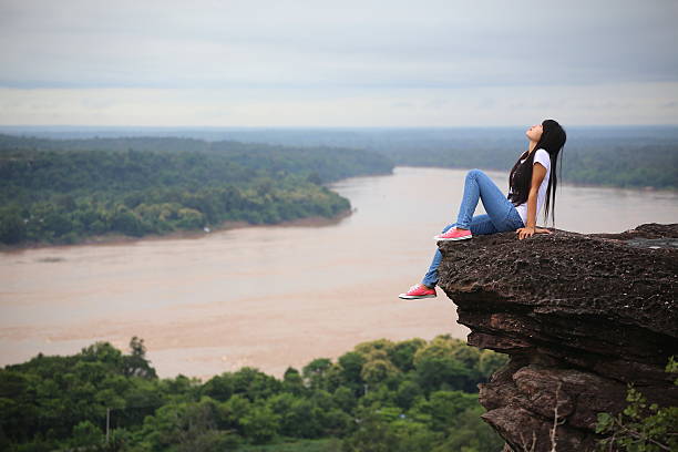 istock Woman on the mountain 479609826