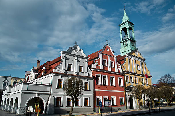 istock Poland, Kluczbork Buildings at the main square (Rynek). 479611624