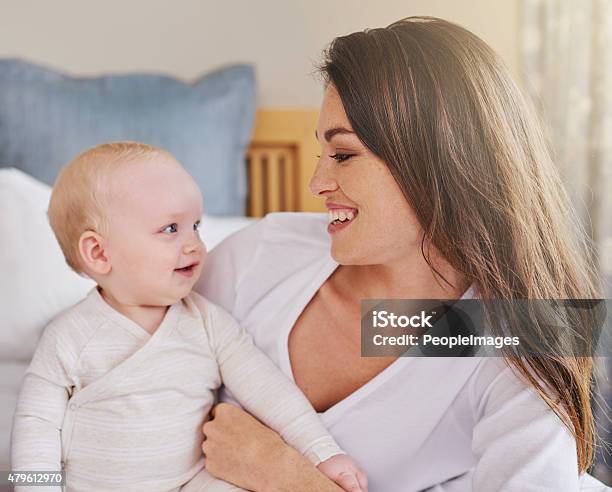 Smiling For Mommy Stock Photo - Download Image Now - 2-3 Years, 2015, Adult