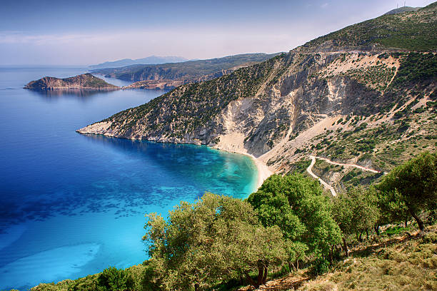 istock Myrtos beach in Greece, ionian islands, Cephalonia 479616672