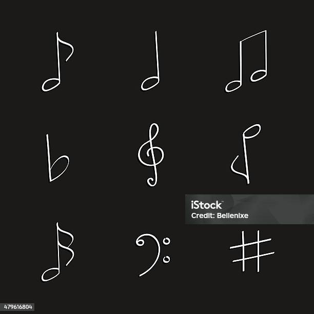 Handdrawing Notes Stock Illustration - Download Image Now - 2015, Art ...