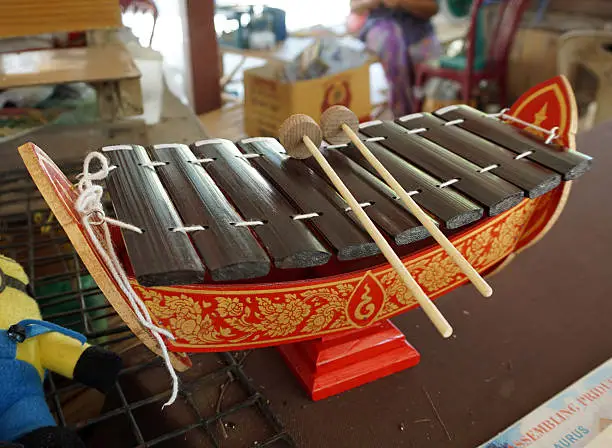 Photo of Vintage Thai Alto Xylophone, Known as 'Ranad'