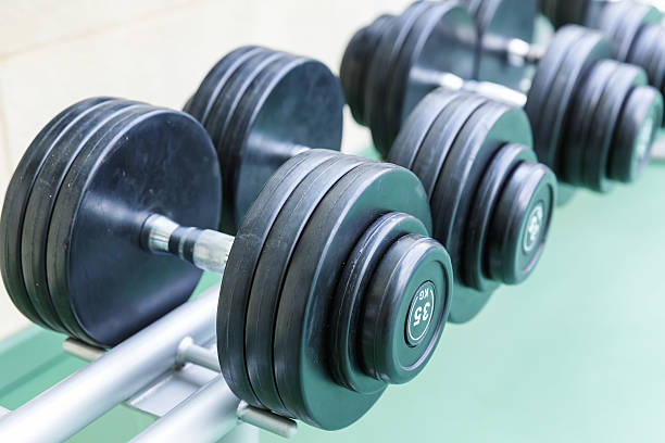 istock Set of dumb-bells 479618332