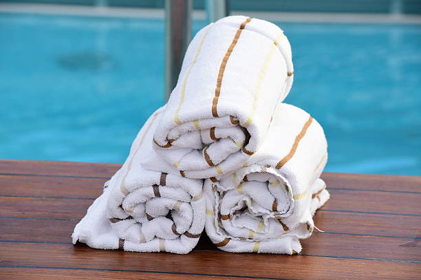 istock Towel beside swimming pool 479618622