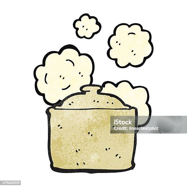 Cartoon Casserole Pot Stock Illustration - Download Image Now - Bizarre, Casserole, Clip Art