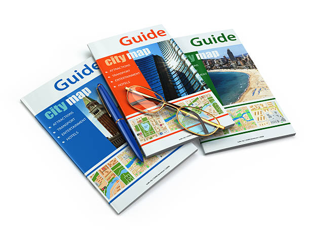 istock Travel guide books on white isolated background. 479622352