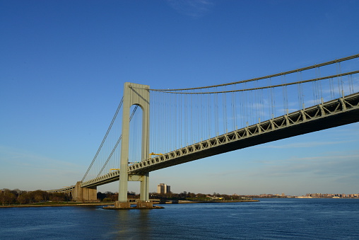 View from beneath the Verrazano-Narrows Bridge