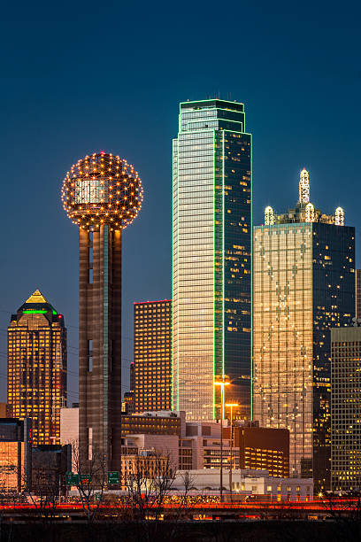 istock Dallas skyscrapers at sunset 479628551