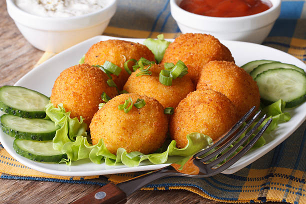 istock potato croquettes on a white plate close-up. horizontal 479630238
