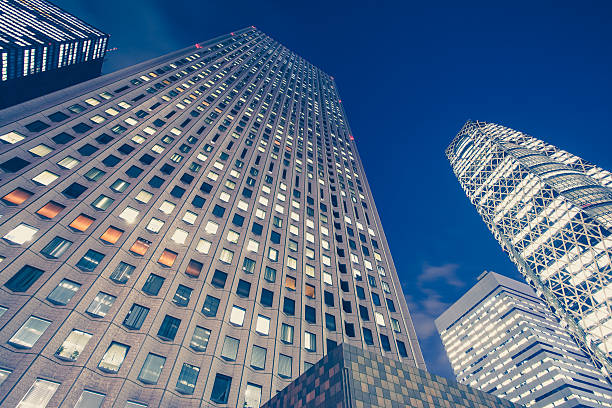istock The high rise building in downtown at night 479630652
