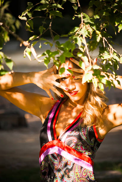 istock Beautiful  Woman  In The Park 479631260