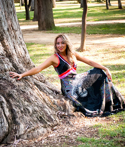 istock Beautiful  Woman  In The Park 479631262
