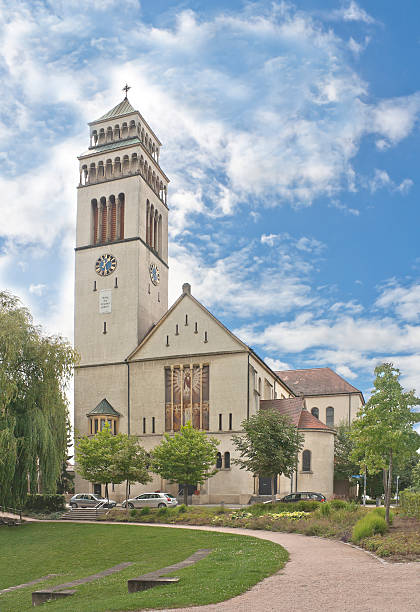 istock Catholic church in Kehl, Germany 479635056
