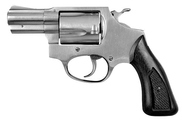istock Pistol Revolver Firearm Gun Isolated On White Background 479641132