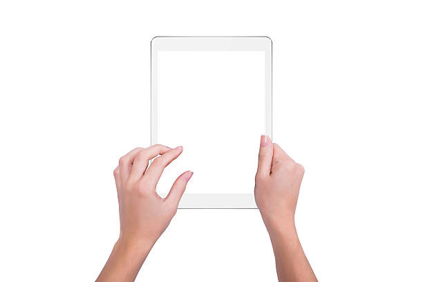 istock Girl working on white tablet 479641540