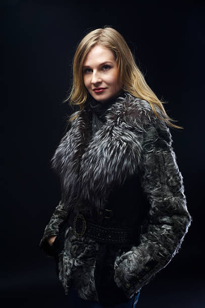 istock Attractive woman in fur coat 479647834