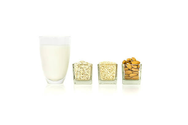 istock Oatmeal,rice and almond milk. 479652636