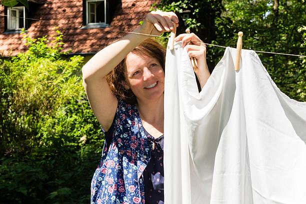 istock Hanging up the washing in 479664102