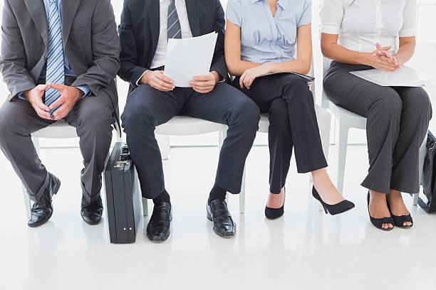 istock Business people sitting in a row 479664894