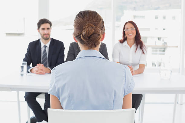 istock Businesswoman in a work interview 479664968