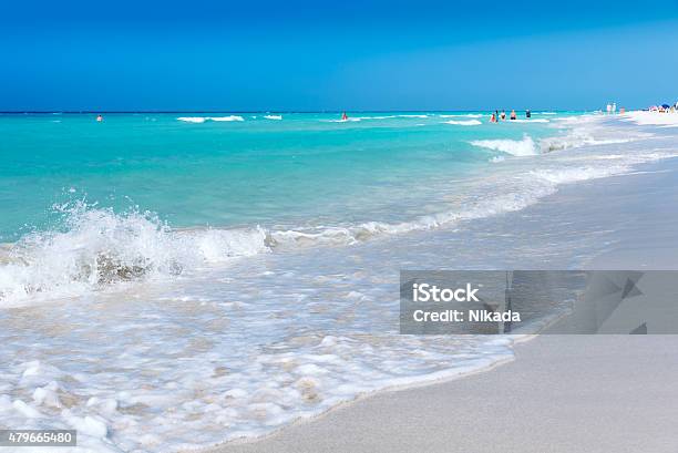Carribean Sea Beach Cuba Stock Photo - Download Image Now - 2015, Atlantic Ocean, Backgrounds
