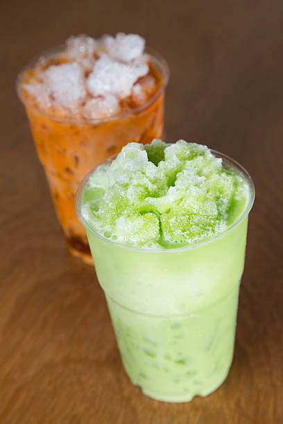 istock Ice Green Tea Latte and Iced Milk Tea 479665656