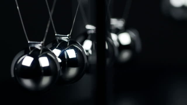 Newton's Cradle Slow Motion