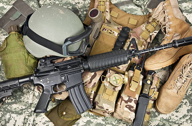 istock modern weapons and military equipment 479670184