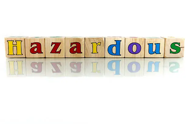 Photo of hazardous