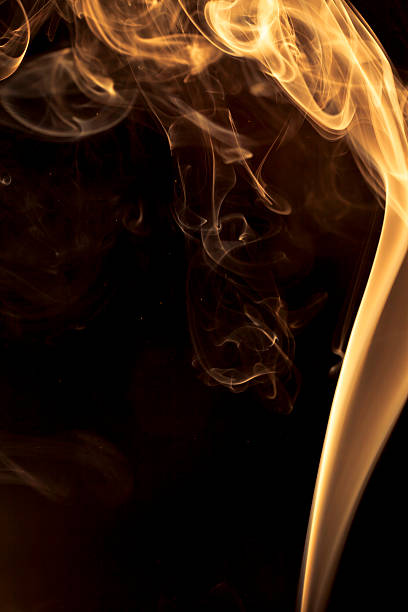 istock Gold smoke on black background. 479671718