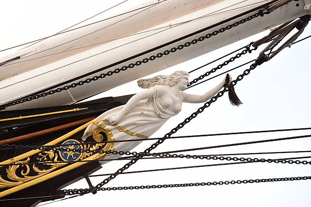 Clipper Ship The Cutty Sark figurehead stock pictures, royalty-free photos & images