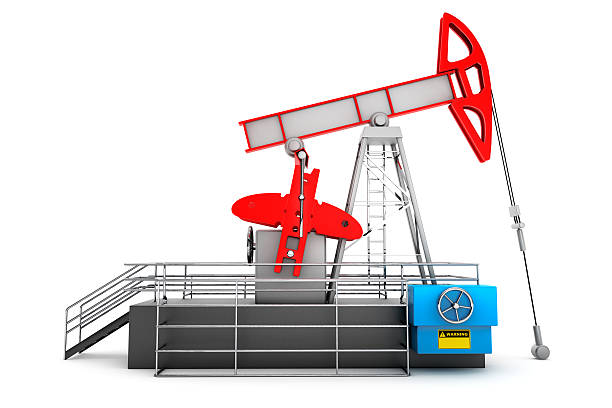 насос джек нефти журавль - platform rocker стоковые фото и изображения