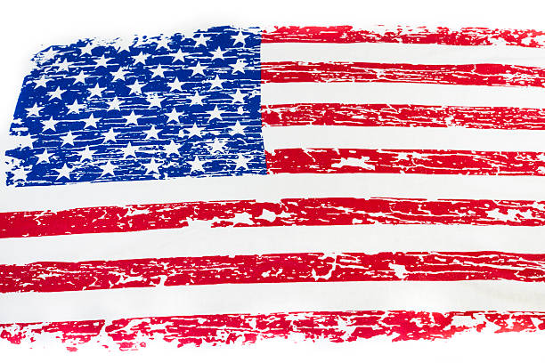 istock American flag vintage background. 479677974