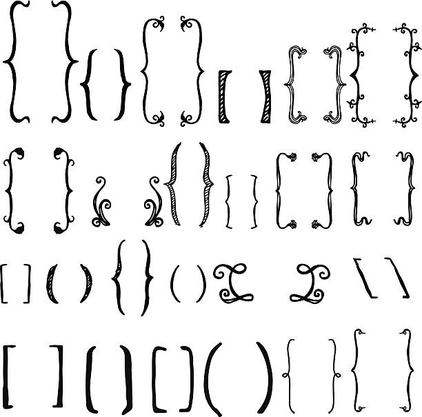 Random Brackets Sign 9,600+ Bracket Symbol Stock Photos, Pictures & Royalty-Free Images - iStock