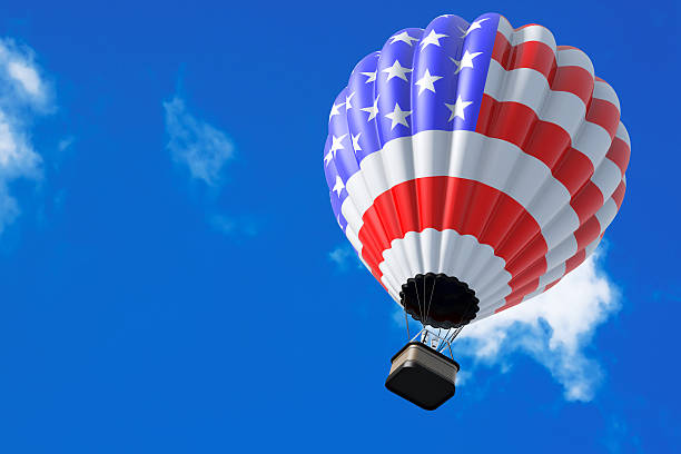 istock Hot Air Balloon as USA Flag 479684832
