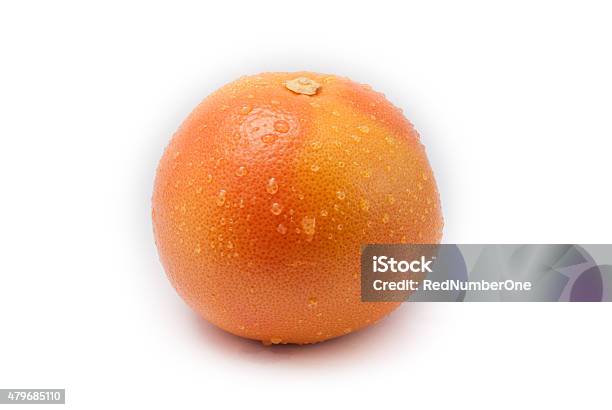 Grapefruit Isolated On White Background Stock Photo - Download Image Now - 2015, Circle, Citrus Fruit