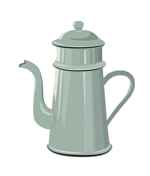 ilustraciones, imágenes clip art, dibujos animados e iconos de stock de enameled jarra - milk jug audio