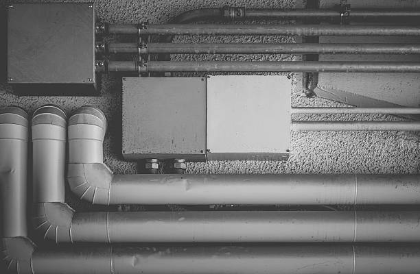 istock Close - up Pipeline water in industrial building 479690426